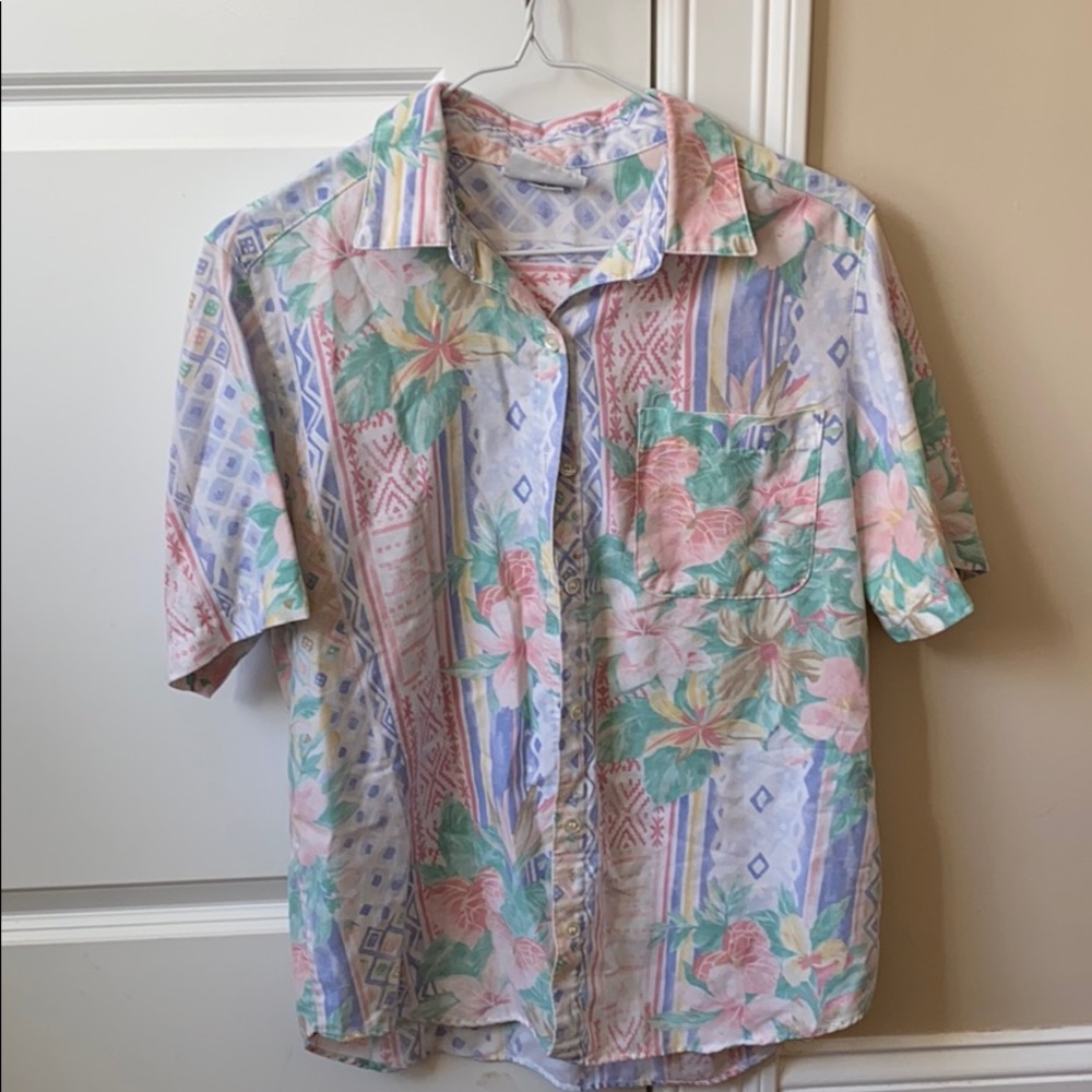 Pastel Hawaiian shirt